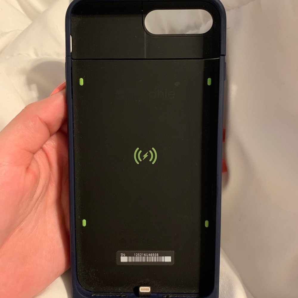 Blue mophie iPhone 7 Plus case